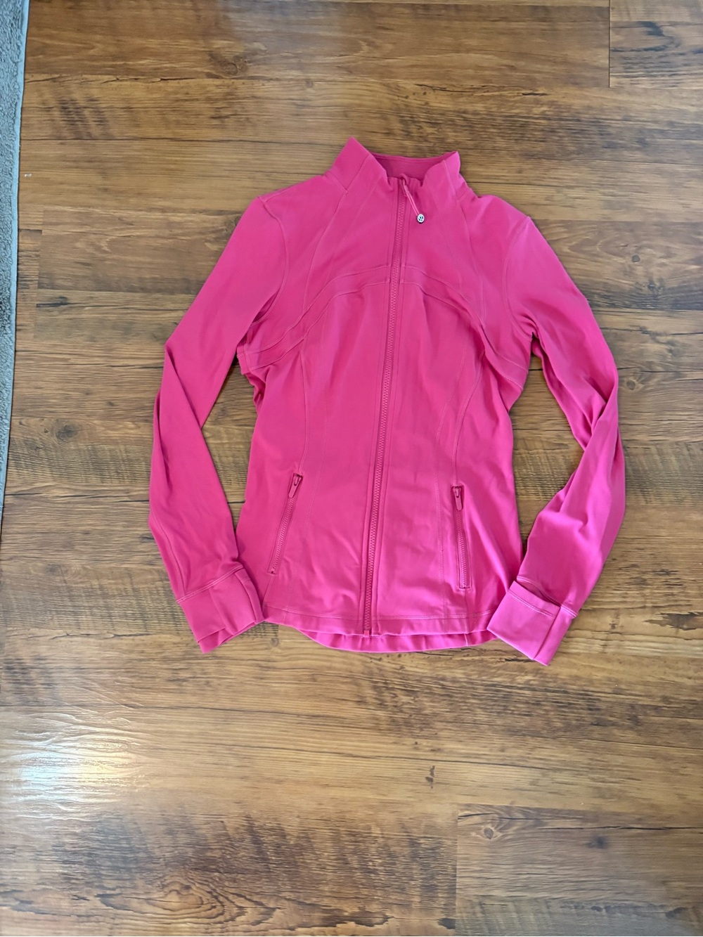 lululemon athletica Hot Pink Full-Zip Bomber Jacket